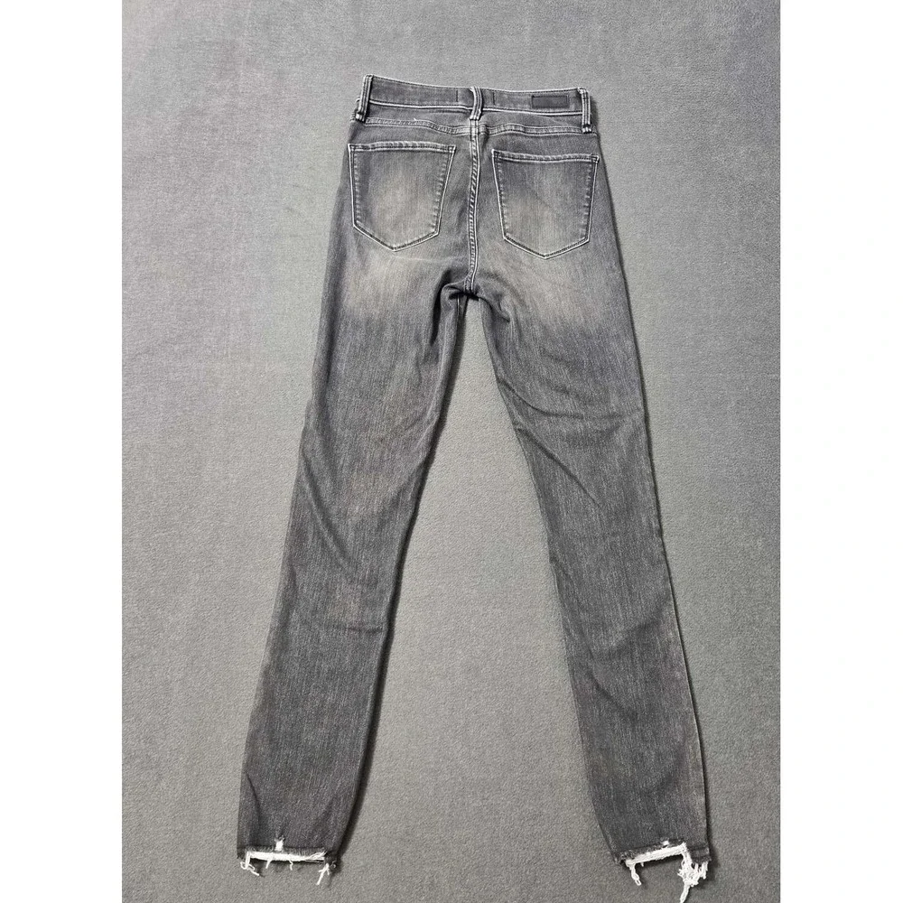 Abercrombie‎ & Fitch Super Skinny Ankle High Rise Womens 0/25 Faded Black Jeans